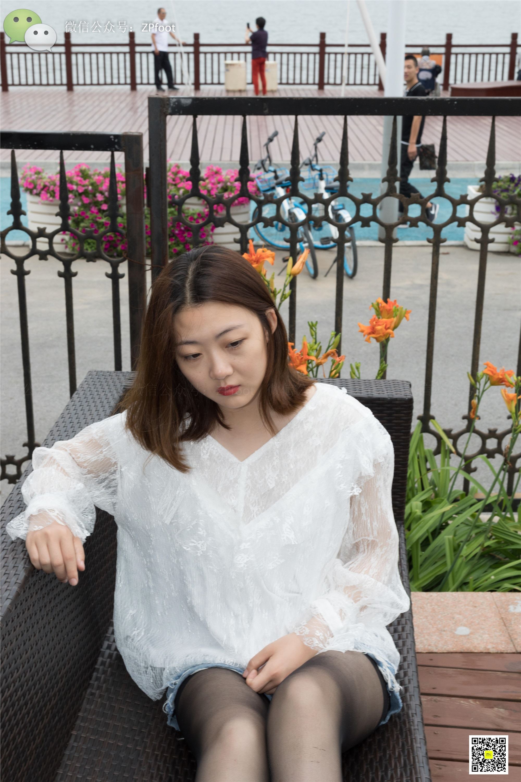 LSS山茶摄影 NO.016 sale的黑丝嫩足